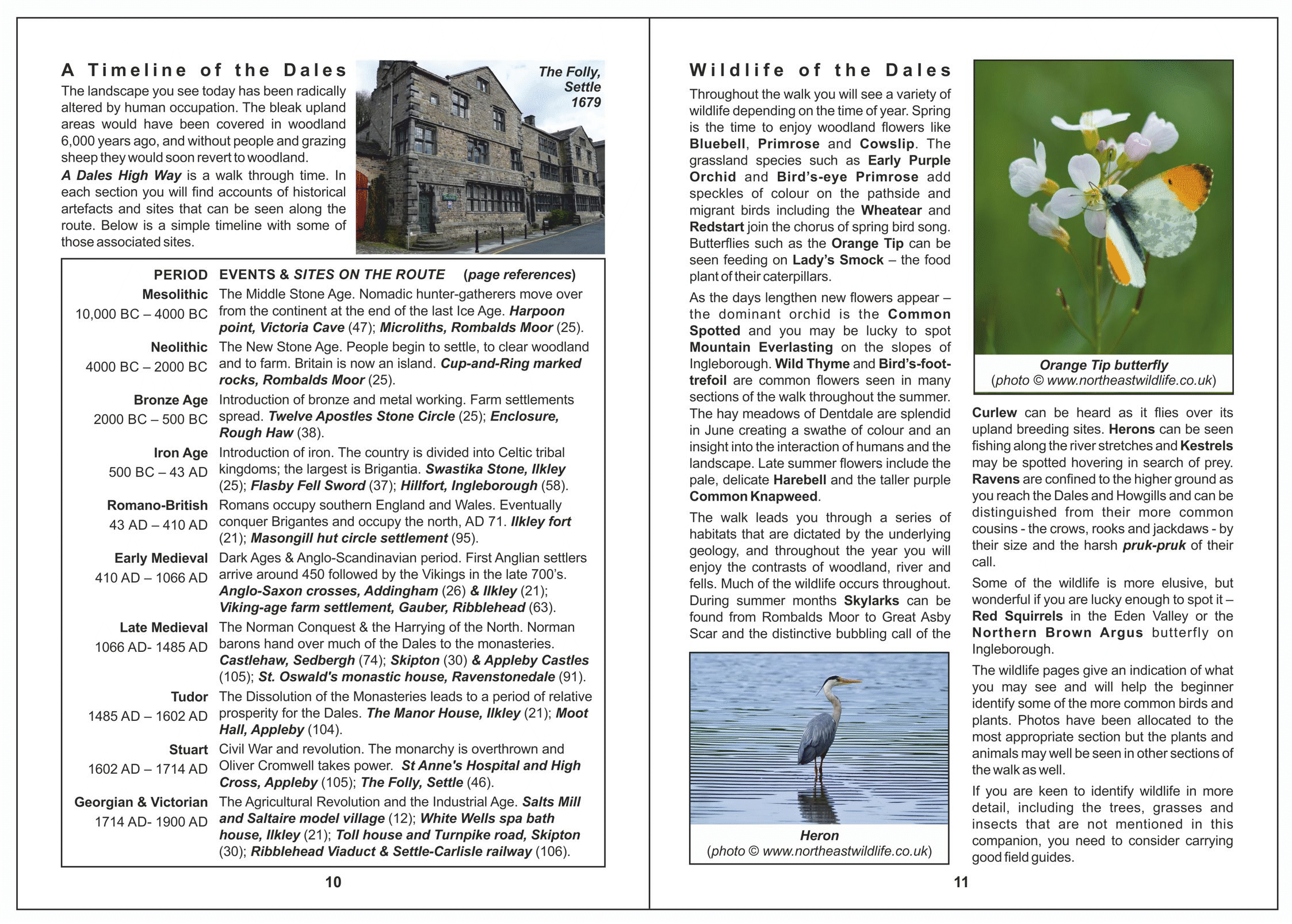 A Dales High Way Companion pages 10 and 11